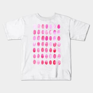 Pink ovals Kids T-Shirt